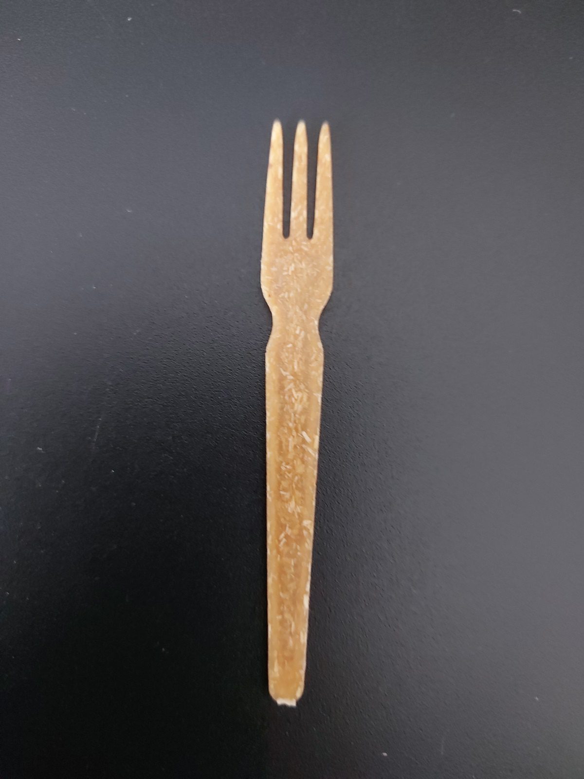Vidlička/napichovátko na hranolky eko kompozit dřevo/plast WPC 8 cm (1000 ks) - Obrázek 2