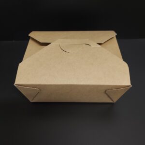 Box na jídlo s chlopněmi KRAFT 2000 ml (50 ks)
