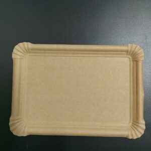 Tácek papírový KRAFT č. 3, 10x16 cm (100 ks)